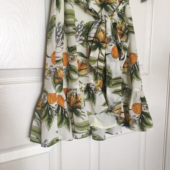 NWOT Lost + Wander  Limonada Wrap Dress Small - Picture 8 of 11